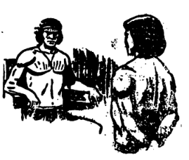 A drawing of two people  AI-generated content may be incorrect.