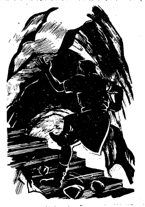 A black and white drawing of a person climbing a staircase  AI-generated content may be incorrect.