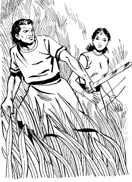 A person and person in a field  AI-generated content may be incorrect.