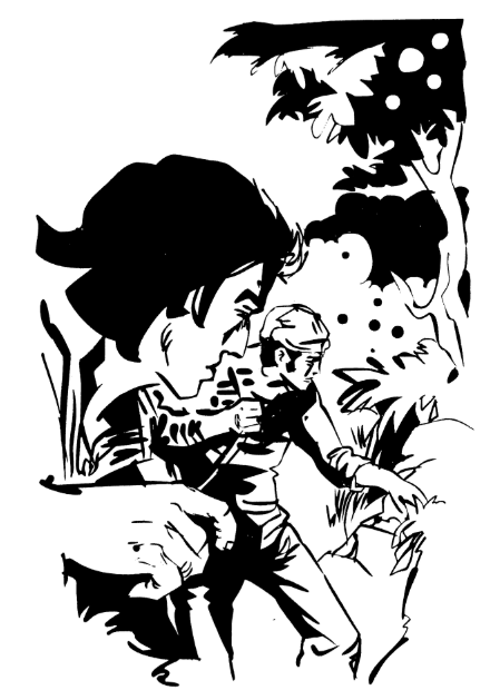 A black and white drawing of a person climbing a rock  AI-generated content may be incorrect.