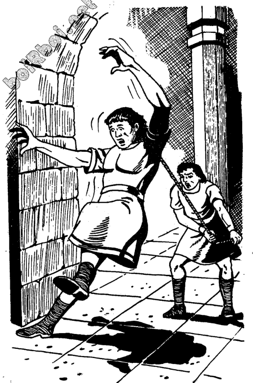 A cartoon of a person being chased by a person  AI-generated content may be incorrect.
