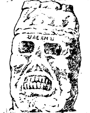 A black and white drawing of a skull  AI-generated content may be incorrect.