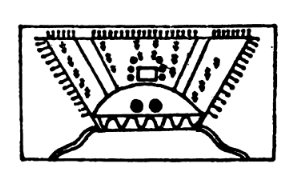 A drawing of a triangular object  AI-generated content may be incorrect.