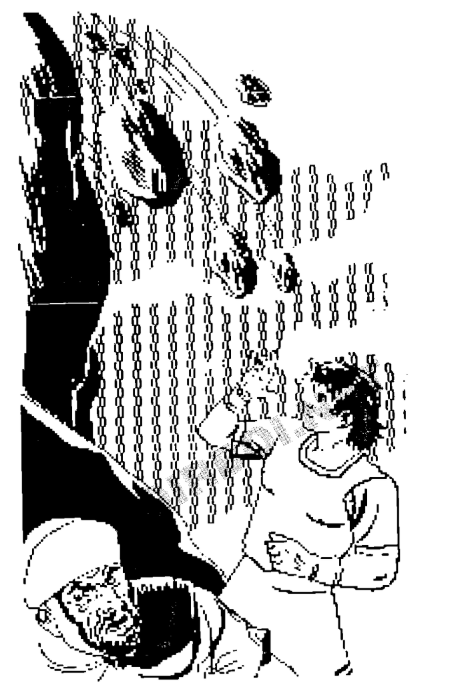 A black and white image of a person playing football  AI-generated content may be incorrect.