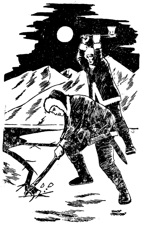 A person digging a hole in the ground  AI-generated content may be incorrect.