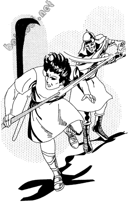 A black and white of two men fighting  AI-generated content may be incorrect.